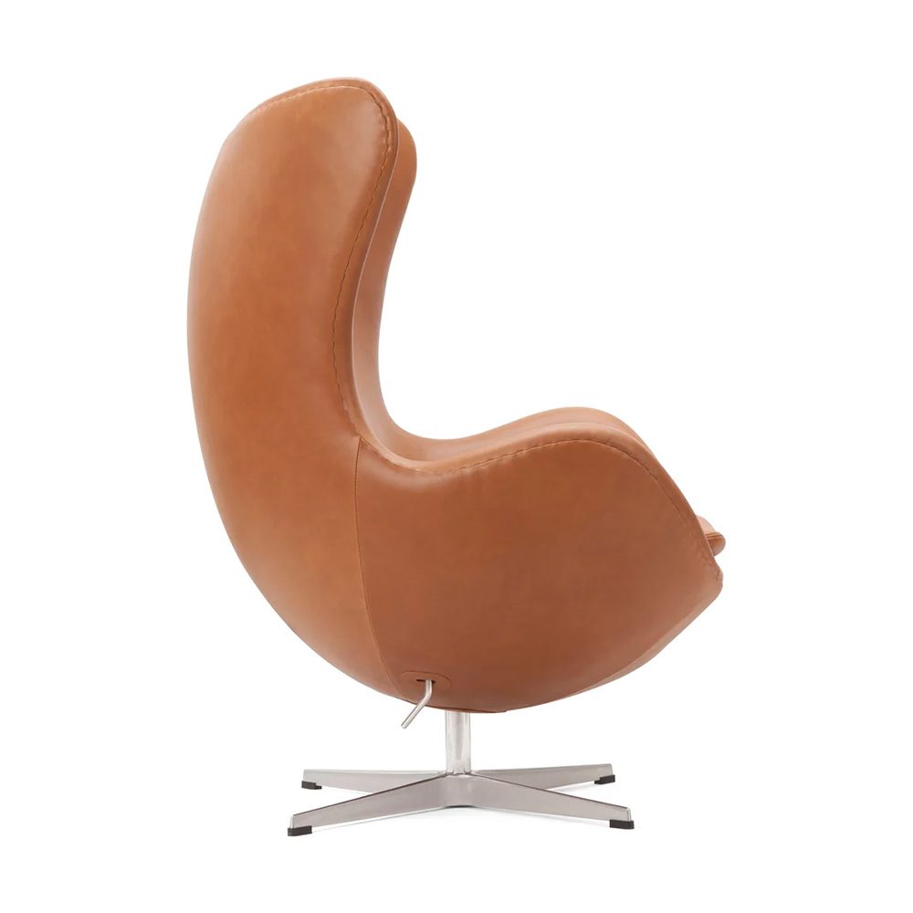 Egg Chair Replica with Stool by Arne Jacobsen - Stylish & Comfortable Design