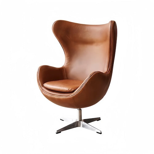 Egg Chair Replica with Stool by Arne Jacobsen - Stylish & Comfortable Design