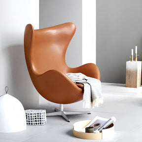 Egg Chair Replica with Stool by Arne Jacobsen - Stylish & Comfortable Design